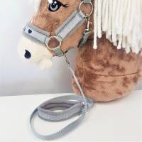 Halfter Hobby Horse Glitzer silber personalisierbar Bild 6