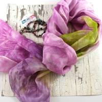 Seidenschal 180x45 cm **Lilac** handgefärbtes Einzelstück von ZWEIFARBIG Bild 5