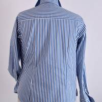 Damen Hemd Bluse Blau/Weiß gestreift Bild 3