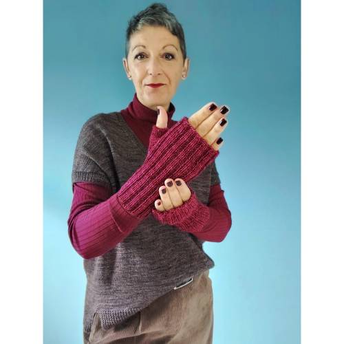 Handstulpen Hallstadt stricken – Einfache Anleitung im klassischen Rippenmuster