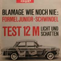 das Auto Motor Sport Heft  22     20.Oktober 1962        Test  12 M Bild 1
