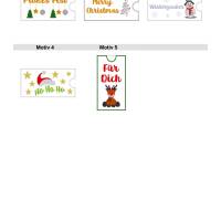 Schokohülle Weihnachten aus Filz, Geschenkverpackung, Schokoladenhülle Weihnachten, Tafel Schokolade, Kleinigkeit Bild 4