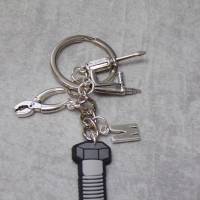 Schlüsselanhänger Elektriker Handwerker Schrauber personalisierbar Bild 2