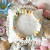 Kitsch Candy Elastics - Elastische Armbänder mit knallbunten Perlen, Smileys und Schriftzug Bild 7