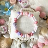 Kitsch Candy Elastics - Elastische Armbänder mit knallbunten Perlen, Smileys und Schriftzug Bild 9