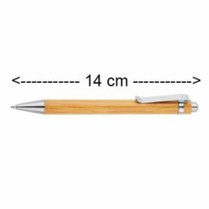 Kugelschreiber Bambus, dein Logo Shop, personalisiert, Wunschgravur, Farbe Schwarz Bild 4