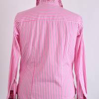 Damen Hemd Bluse Rosa/Weiß gestreift Bild 3