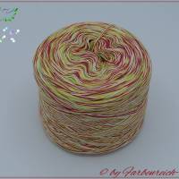 Farbenreich-Wolle Strudelbobbel "BARCELONA", 4-fädig, verschiedene Lauflängen, Bobbel Bild 2