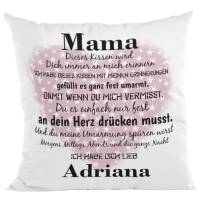 Mama Kissen personalisiert mit Namen - Geschenk zum Muttertag - Geschenke Frauen Bild 6