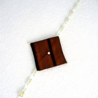 Perlenhänger Suncatcher Braune Raute mit Perlen handgemacht von Hobbyhaus Bild 10