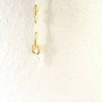 Perlenhänger Suncatcher Braune Raute mit Perlen handgemacht von Hobbyhaus Bild 5