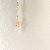 Perlenhänger Suncatcher Braune Raute mit Perlen handgemacht von Hobbyhaus Bild 8