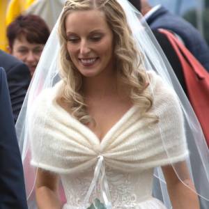 Stola  WEDDING,Ivory!BOLERO,Wedding Dress, Capelet ,Bridal Shal! Bild 1
