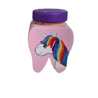 Milchzahndose Zahndose für Milchzähne Einhorn Regenbogen Bild 1