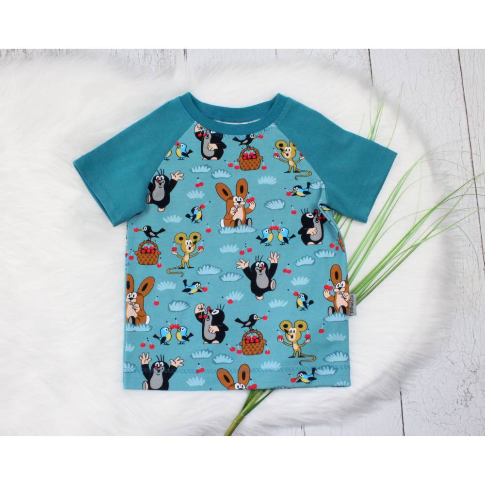 Kleine Maulwurf Stoff Pauli Stoff Jersey Little Mole Pauli School