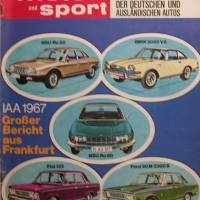 Auto Motor Sport Heft 19     16. September 1967    IAA 1967 Großer Bericht aus Frankfurt Bild 1