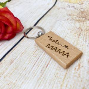 Schlüsselanhänger Mama, Beste Mama, persönliche Gravur, kleine personalisierte Geschenke mit großer Wirkung Bild 2