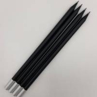 Friendly Fox Magnet Bleistift hb, 2x/4x Magnetstift Bleistift schwarz mit Magnet-Kappe, Bleistift Set mit Neodym Magnet Bild 8