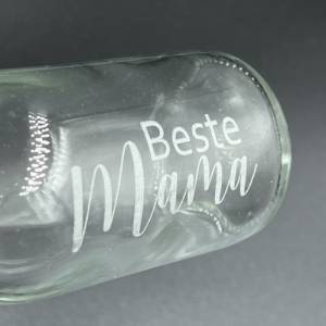 Mini Vase, Gravur, personalisiertes Glasfläschchen, kleine Flasche, Tischvasen, Geburtstag Hochzeiten, Tisch Dekoration Bild 4