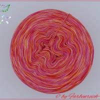 Farbenreich-Wolle Strudelbobbel "KERALA", 4-fädig, verschiedene Lauflängen, Bobbel Bild 1