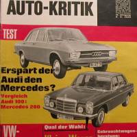 mot Auto-Kritik  Nr. 16 -      9.8.1969  Test  Audi -Mercedes Bild 1