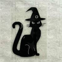 Bügelbild - Katze (Halloween) - viele mögliche Farben Bild 1