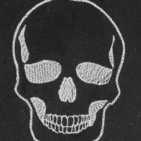 Stickdatei Totenkopf / Skull in 2 Größen 13x18 + 8x11cm Bild 6
