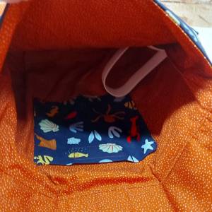 Kindergartenrucksack, Kindertasche, Rucksack mit maritimen Muster Bild 3