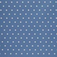 ♕ Baumwollstoff beschichtet Wachstuch mit Sternen blau, mint und grau 50 x 155 cm ♕ Bild 6