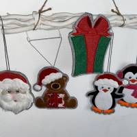 XL-Dekohänger Weihnachten, aus Filz, verschiedene Motive, Dekoanhänger, Türdekoration, Weihnachtsdekoration, Fensterdeko Bild 4