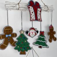 XL-Dekohänger Weihnachten, aus Filz, verschiedene Motive, Dekoanhänger, Türdekoration, Weihnachtsdekoration, Fensterdeko Bild 6