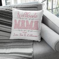 Geschenk beste Mama- Kissen mit Namen- Muttertagsgeschenke- Mama Geschenke Bild 5