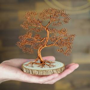 Bastelset Drahtbaum - Geschenkidee für Bastler - Material für ein Kunstwerk aus Draht inklusive Anleitung Bild 9