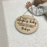 Meilensteinscheiben aus Holz für Babyfotos | Meilenstein Schwangerschaft | Baby Geschenk | Meilensteinkarten für Bild 3