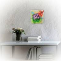 Aquarell original, auf Leinwand, 30xe30x3 cm "abstrakt" Bild 10