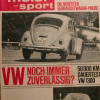 Auto Motor Sport Heft 2     21. Januar 1967    Test VW  1300 Dauertest  -  BMW 2000 CS - 2000 C Bild 1