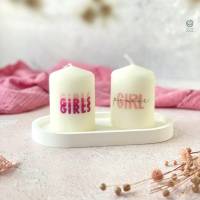 Girl - Kerzentattoos verschiedene Motive DIN A4 - Kerzen - Girlpower - Girlboss - Girls - Mädchen Bild 5