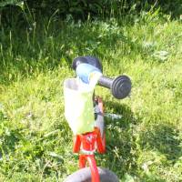 Lenkertasche für Laufrad / Kinderrad / Roller "Punkte hellgrün" Bild 3