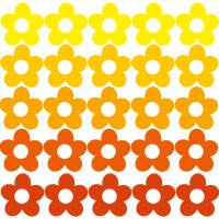 25 Fußbodenaufkleber - Blumen - Farbauswahl Bild 5