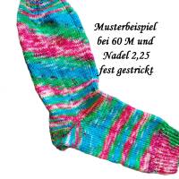 #2340, handgefärbt, Sockenwolle, Tuchwolle, 4-fach aktiv Sockenwolle, Merino, Pink, Grün, Blau Bild 5