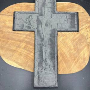 Personalisiertes Kreuz, Schiefer, Slate Memorial Kreuz, Erinnerungskreuz Bild 4