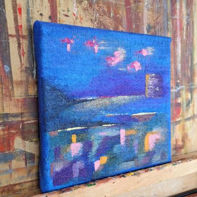 Serie "Kraftorte. Marinus" #3 Abstrakte Meerlandschaft