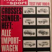 Auto Motor Sport Heft 6     19. März 1966    Großes Sonderheft: Alle Importwagen -Bilder-Daten- Preise Bild 1