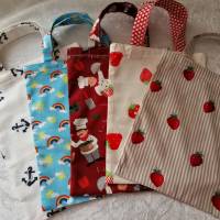 Mini Baumwoll Beutel für Kleinkinder, Einkaufstasche Kinder, Beutel, Geschenk Verpackung Bild 6