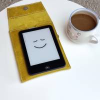 Hochwertige Lederhülle für Ebook-Reader - Langlebiger Schutz für dein Lesegerät Bild 3