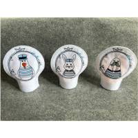Teelichtcover mit maritimen Doodle Motiven, verschiedene Designs, LED-Cover, LED-Licht, Maritim, Doodle Bild 4