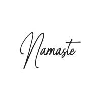 Plotterdatei Namaste - freie Kleingewerbliche Nutzung inklusive Bild 1
