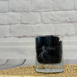 Lario Glas, Personalisiertes Geschenk 30cl, Motiv Einhorn mit Namen Bild 5