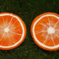 Sitzkissen Orange RESERVIERT Bild 4