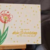 Blumen Postkarte / Geschenk Postkarte / wunderschöne Motive / Motiv Postkarte / schöne Postkarte / Karte mit Tulpen Bild 3